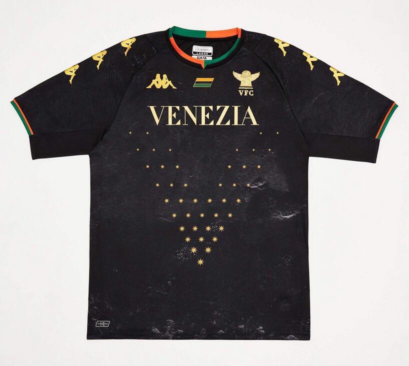 Men's Venezia 2021/22 Black Soccer Jersey