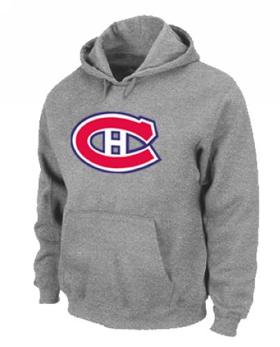NHL Montreal Canadiens Big & Tall Logo Pullover Hoodie Grey