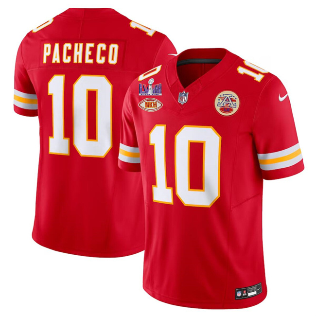 Men's Kansas City Chiefs #10 Isiah Pacheco Red F.U.S.E. With 