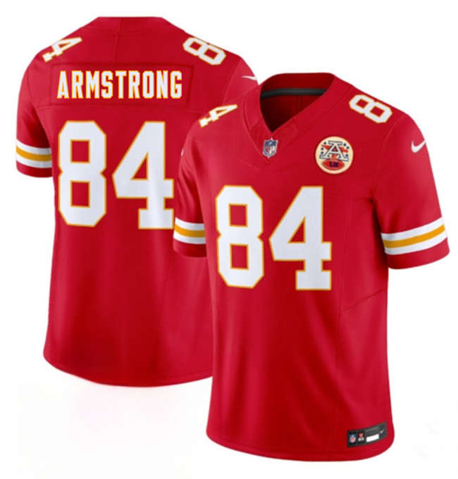Men’s Kansas City Chiefs #84 Andrew Armstrong Red 2026 F.U.S.E. Vapor Untouchable Limited Stitched Football Jersey