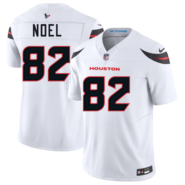 Men's Houston Texans #82 Jaylin Noel White 2025 Draft Vapor F.U.S.E. Limited Stitched jersey